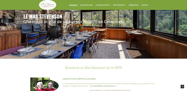 Le Mas Stevenson, gite étape, table d'hotes en Cévennes